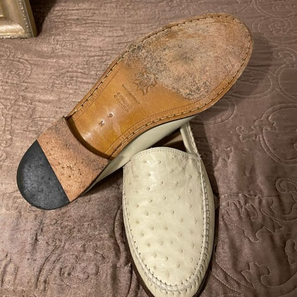 Luca Lollini Men's Ostrich Shoes Handmade in Italy Shoes - Picture 9 of 11